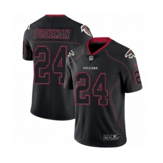 Men's Nike Atlanta Falcons #24 Devonta Freeman Limited Lights Out Black Rush NFL Jersey - Ujersey