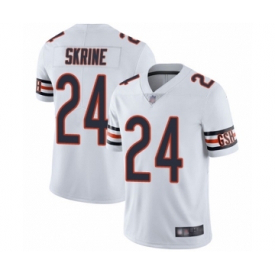 Men's Chicago Bears #24 Buster Skrine White Vapor Untouchable Limited Player Football Jersey - Ujersey