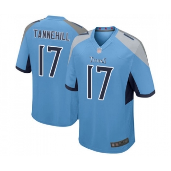 Men's Tennessee Titans #17 Ryan Tannehill Game Light Blue Alternate Football Jersey - Ujersey