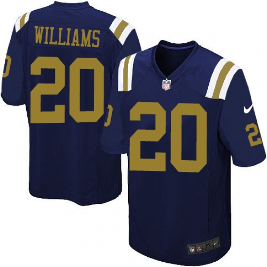Youth Nike New York Jets #20 Marcus Williams Elite Navy Blue Alternate NFL Jersey - Ujersey