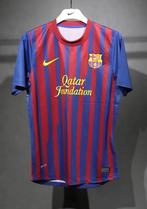 Barcelona Retro Jersey Home Soccer Shirt 2011-12