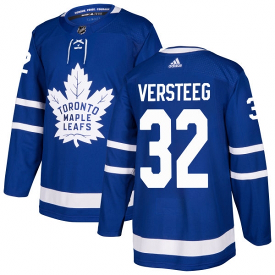 Youth Adidas Toronto Maple Leafs #32 Kris Versteeg Authentic Royal Blue Home NHL Jersey - Ujersey