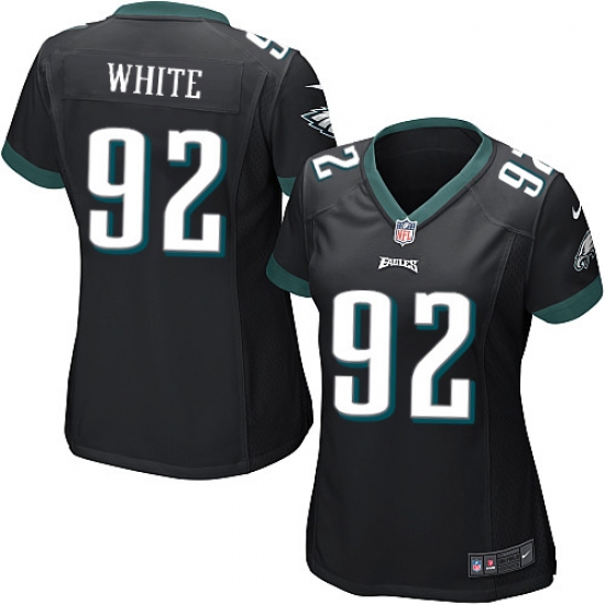 Women's Nike Philadelphia Eagles #92 Reggie White Game Black Alternate NFL Jersey - Ujersey