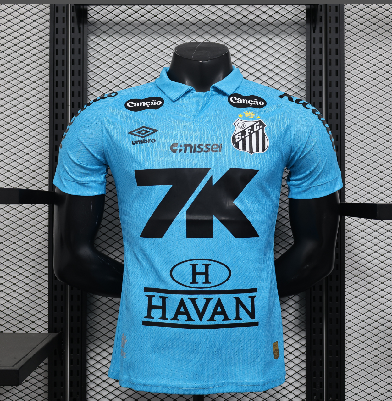 Santos Blue Football Jersey 2026 - Ujersey NHL