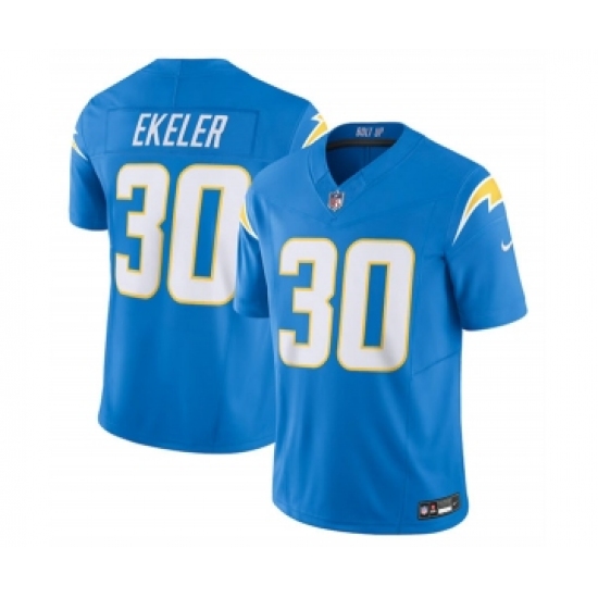 Men's Nike Los Angeles Chargers #30 Austin Ekeler Blue 2023 F.U.S.E. Vapor Untouchable Limited Stitched Jersey - Ujersey