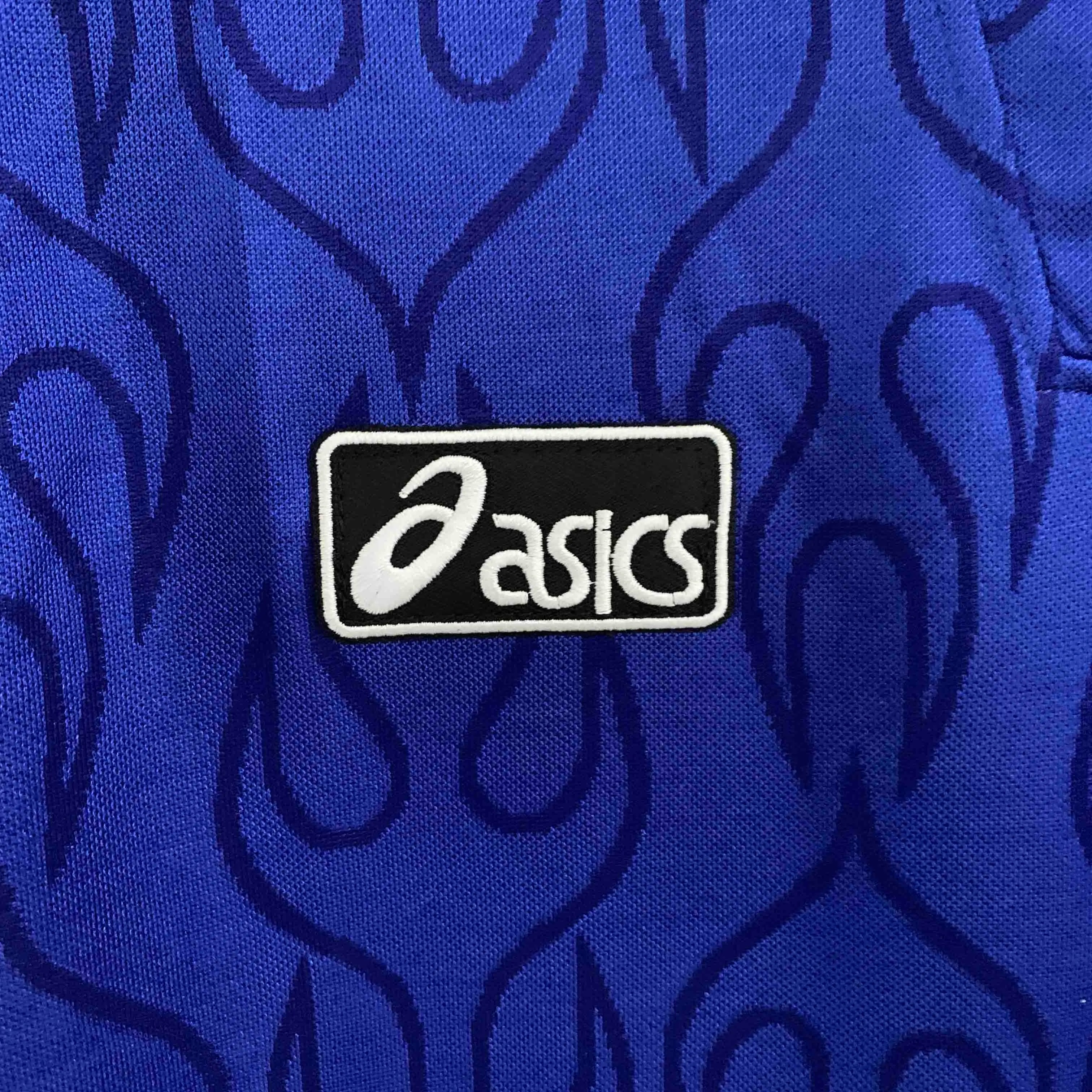 Japan Retro Soccer Jersey Home Custom Long Sleeve Shirt 1998