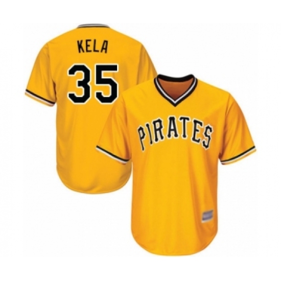 Youth Pittsburgh Pirates #35 Keone Kela Authentic Gold Alternate Cool Base Baseball Player Jersey - Ujersey