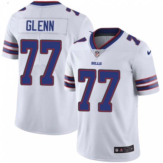 Men's Nike Buffalo Bills #77 Cordy Glenn White Vapor Untouchable Limited Player NFL Jersey - Ujersey