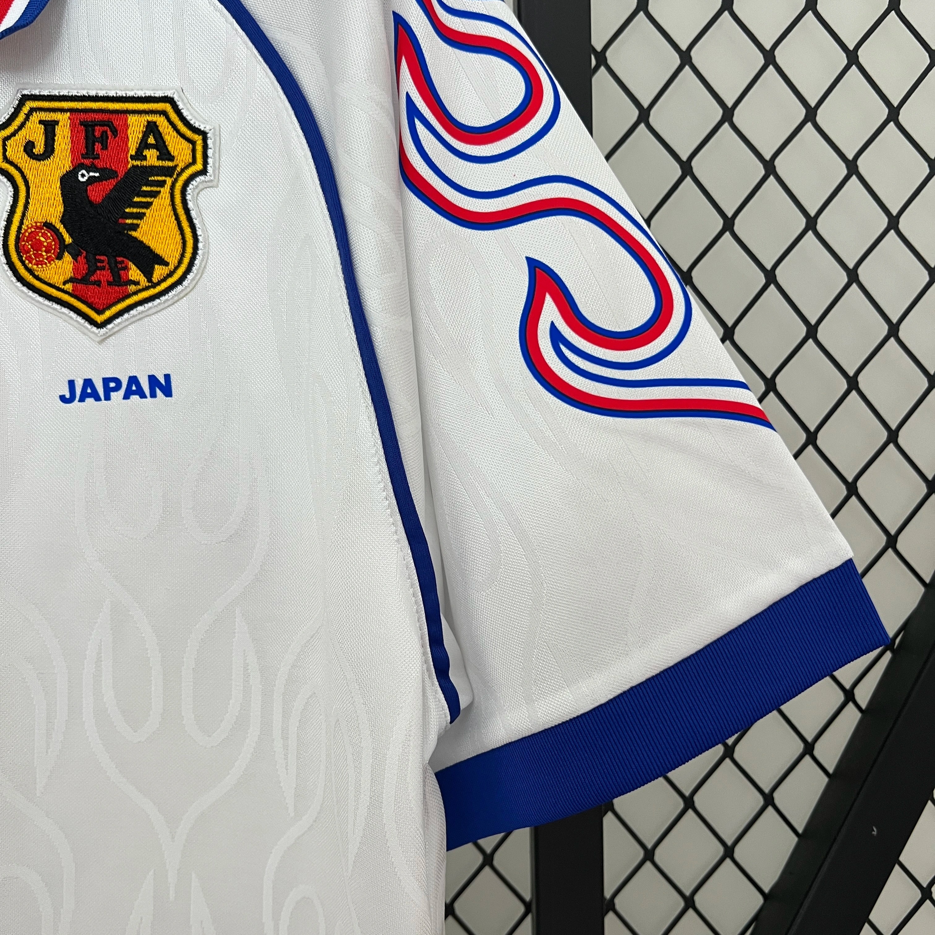 Japan Retro Soccer Jersey Away Custom Shirt 1998 - Ujersey