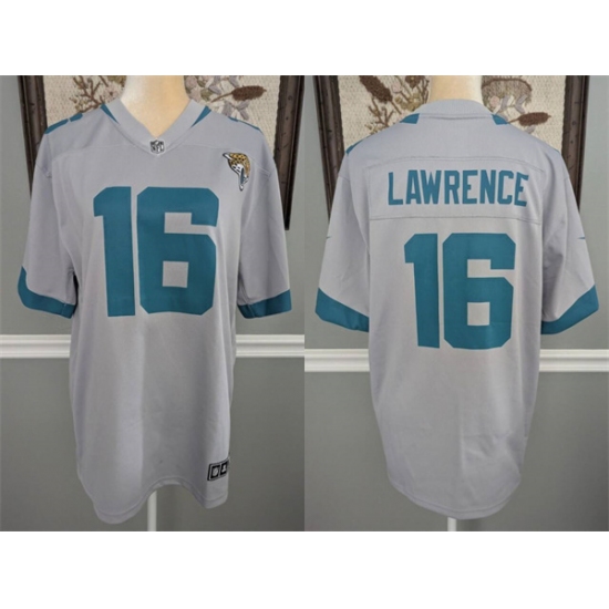 Men's Jacksonville Jaguars #16 Trevor Lawrence White Football Stitched Jersey - Ujersey