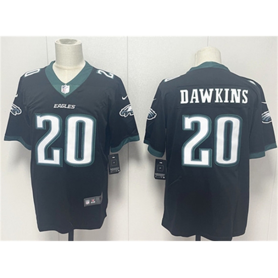 Men's Philadelphia Eagles #20 Brian Dawkins Black 2024 New Vapor Untouchable Limited Football Stitched Jersey - Ujersey