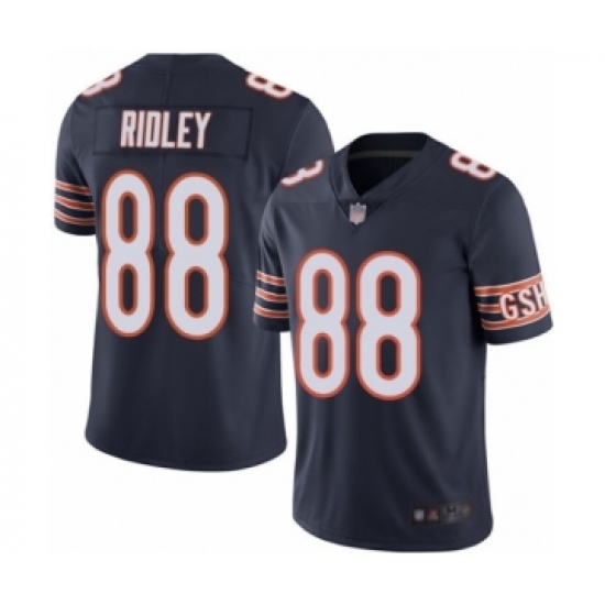 Men's Chicago Bears #88 Riley Ridley Navy Blue Team Color Vapor Untouchable Limited Player Football Jersey - Ujersey