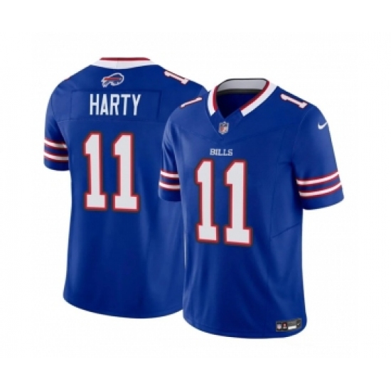 Men's Nike Buffalo Bills #11 Deonte Harty Blue 2023 F.U.S.E. Vapor Untouchable Limited Football Stitched Jersey