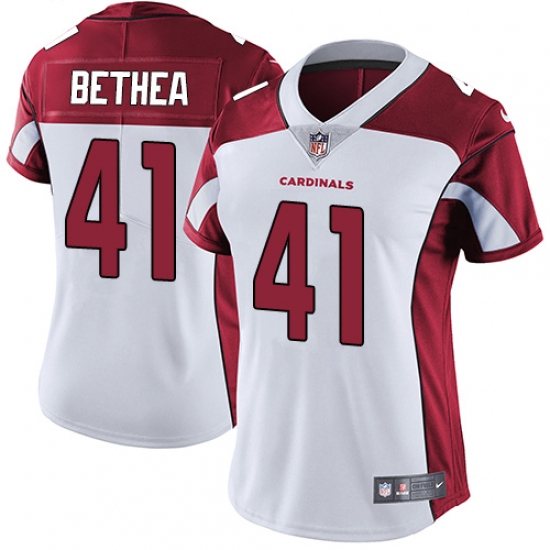 Women's Nike Arizona Cardinals #41 Antoine Bethea White Vapor Untouchable Limited Player NFL Jersey - Ujersey