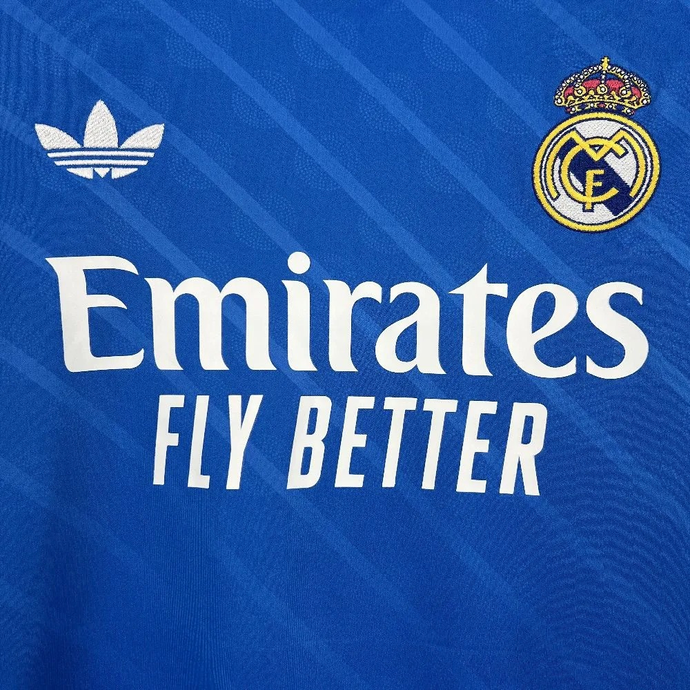 Real Madrid Soccer Jersey Third Away Long Sleeve Custom Shirt 2025/26 - Ujersey NHL