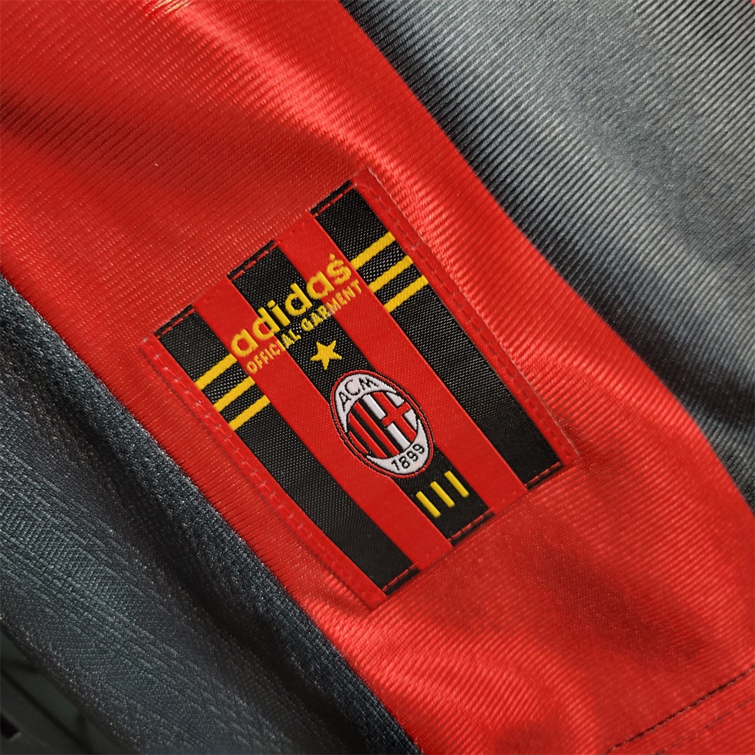 Maldini #3 AC Milan Retro Soccer Jersey Home Custom Shirt 1998/00 - ujerseystore