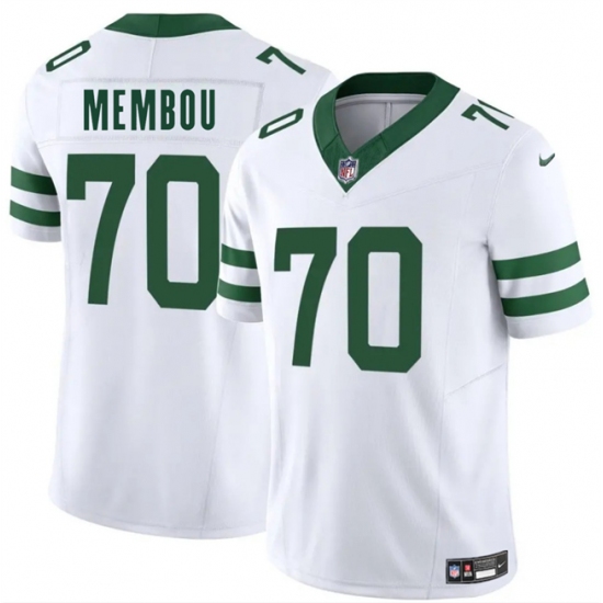 Men's New York Jets #70 Armand Membou White 2025 Draft F.U.S.E. Vapor Untouchable Limited Football Stitched Jersey - Ujersey