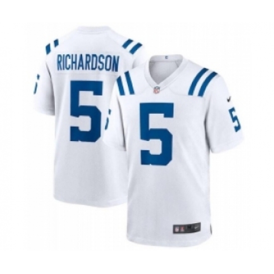 Nike Indianapolis Colts #5 Anthony Richardson White Vapor Untouchable Limited Stitched NFL Jersey
