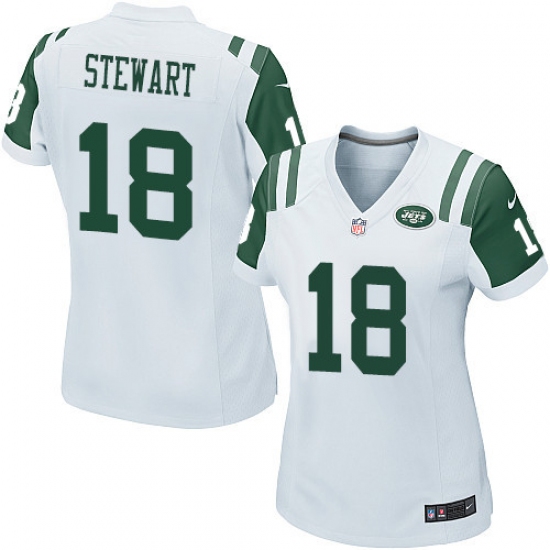 Women's Nike New York Jets #18 ArDarius Stewart Game White NFL Jersey - Ujersey