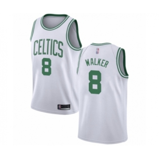 Women's Boston Celtics #8 Kemba Walker Swingman White Basketball Jersey - Association Edition - Ujersey