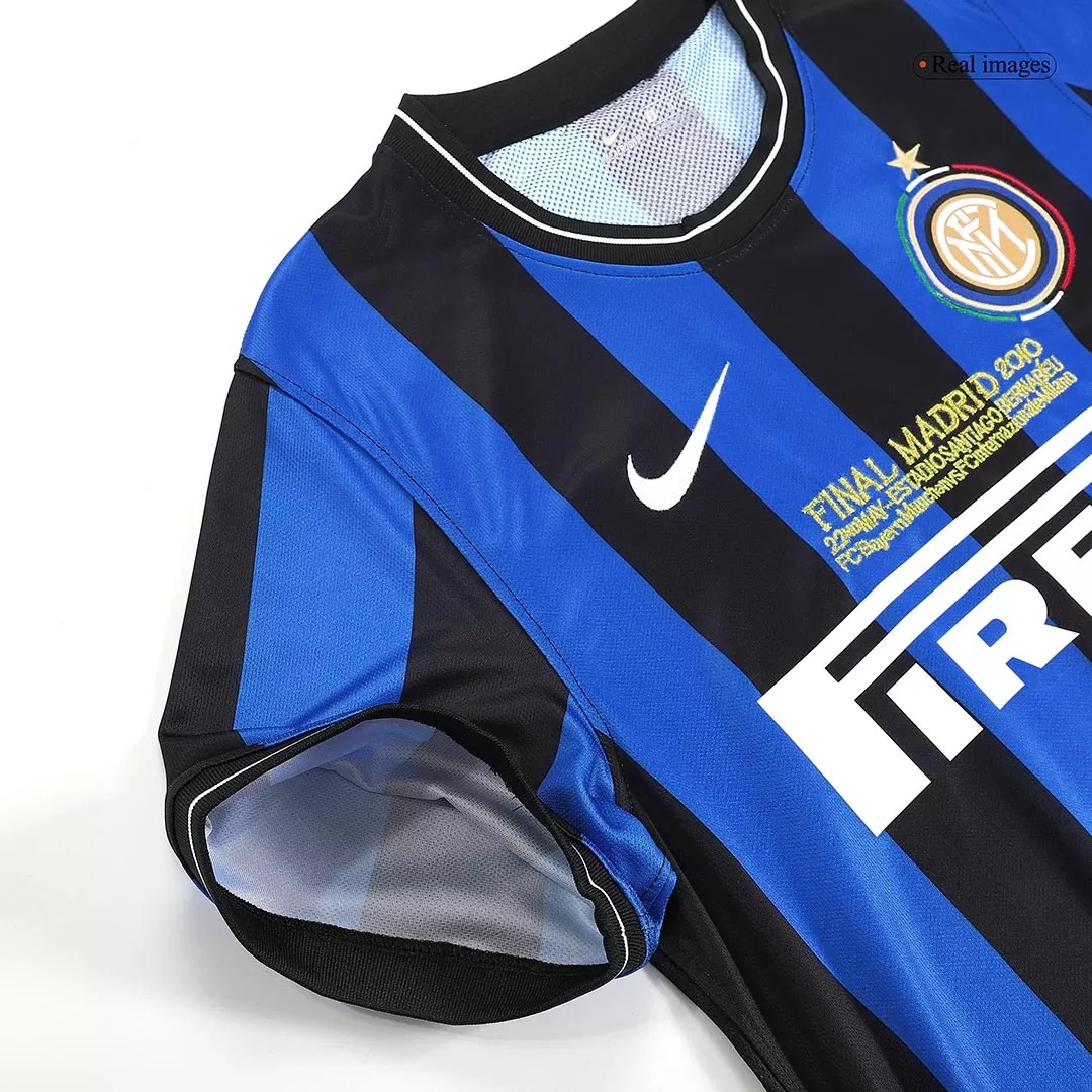 Inter Milan Jersey Custom Home Soccer Jersey 2009/10- UCL Final - U-jersey