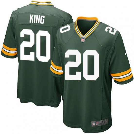 Men's Nike Green Bay Packers #20 Kevin King Game Green Team Color NFL Jersey - Ujersey