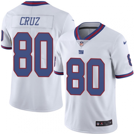 Women's Nike New York Giants #27 Darian Thompson Limited Pink Rush Fashion NFL Jersey - Ujersey