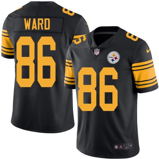 Youth Nike Pittsburgh Steelers #86 Hines Ward Limited Black Rush Vapor Untouchable NFL Jersey - Ujersey