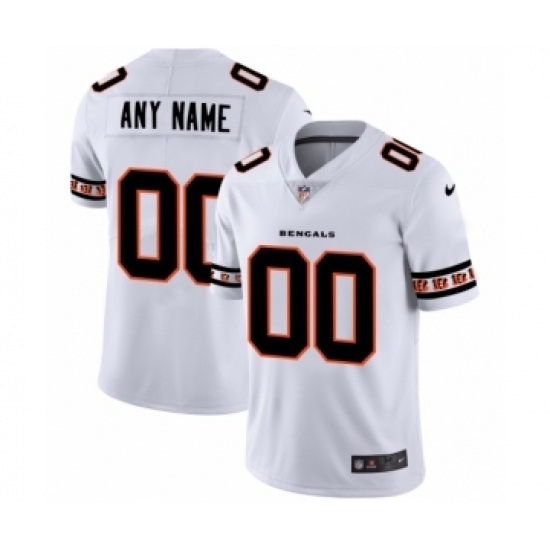 Men's Cincinnati Bengals Customized White Team Logo Cool Edition Jersey - Ujersey