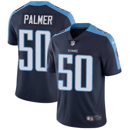 Youth Nike Tennessee Titans #50 Nate Palmer Navy Blue Alternate Vapor Untouchable Limited Player NFL Jersey - Ujersey