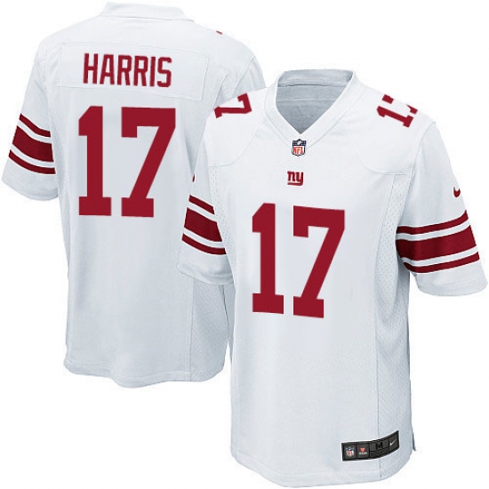 Men's Nike New York Giants #17 Dwayne Harris Game White NFL Jersey - Ujersey