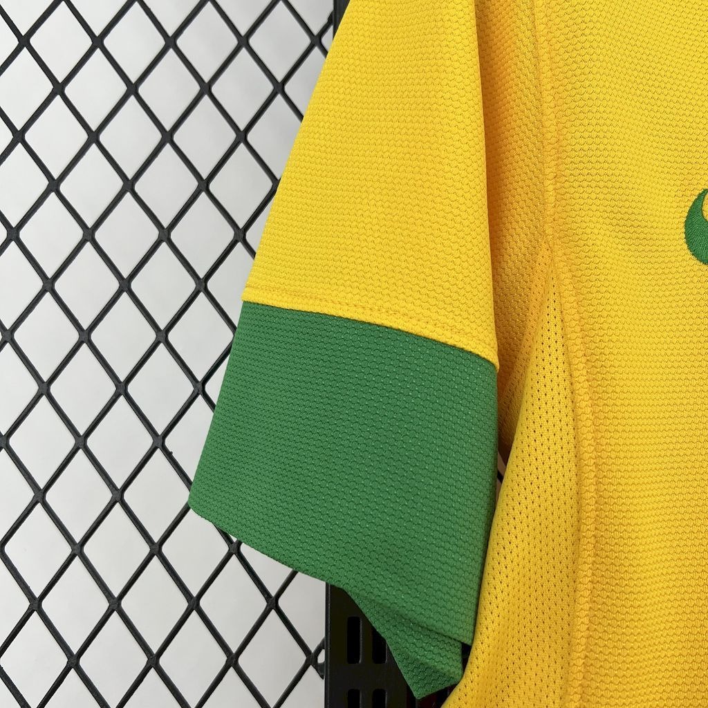 Brazil Retro Jersey Custom Home Soccer Jersey 2012 - ujerseystore