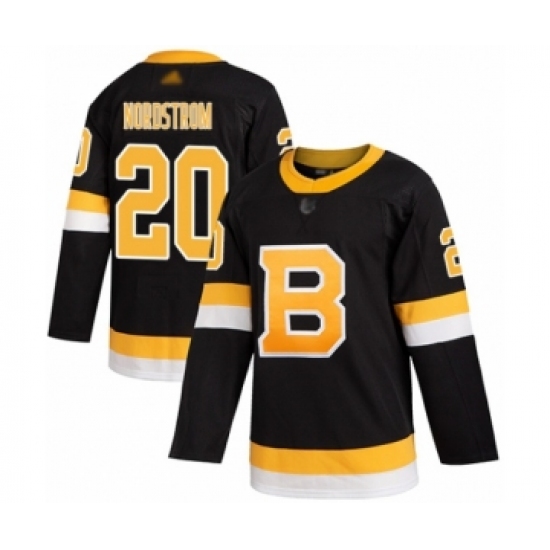 Men's Boston Bruins #20 Joakim Nordstrom Authentic Black Alternate Hockey Jersey - Ujersey
