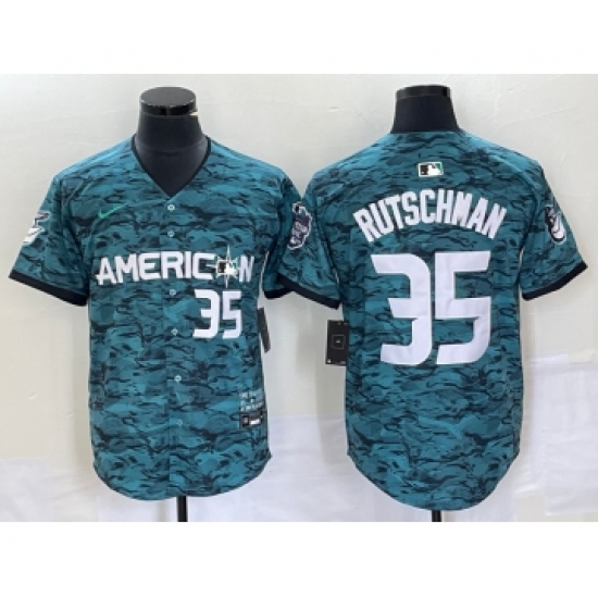 Men's Nike Baltimore Orioles #35 Adley Rutschman Teal 2023 All Star Cool Base Stitched Baseball Jersey - Ujersey