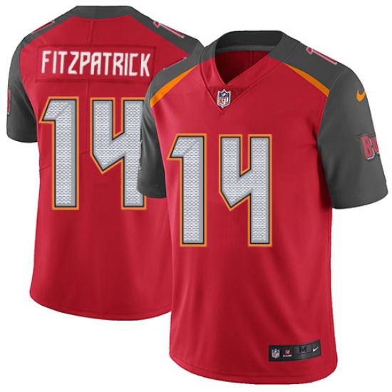 Youth Nike Tampa Bay Buccaneers #14 Ryan Fitzpatrick Elite Red Team Color NFL Jersey - Ujersey
