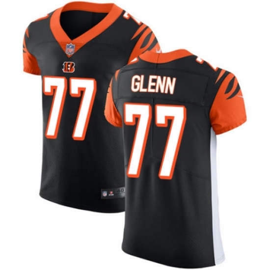 Men's Nike Cincinnati Bengals #77 Cordy Glenn Black Team Color Vapor Untouchable Elite Player NFL Jersey - Ujersey