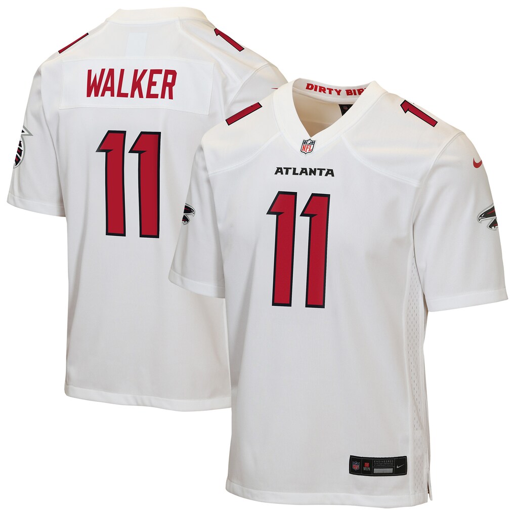 Youth Atlanta Falcons Jalon Walker Nike White Game Jersey - ujerseystore