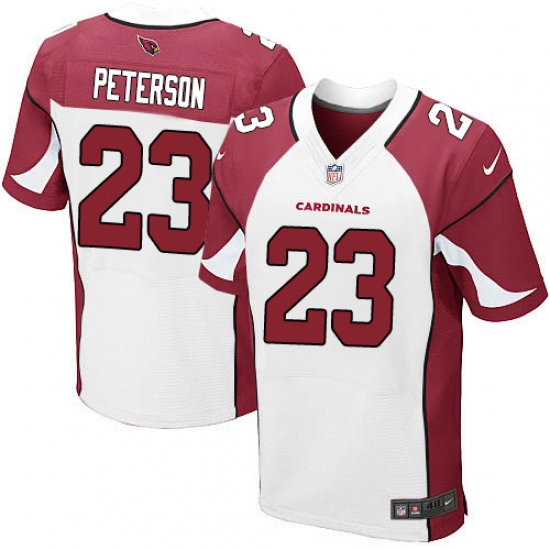 Men's Nike Arizona Cardinals #23 Adrian Peterson Elite White NFL Jersey - Ujersey