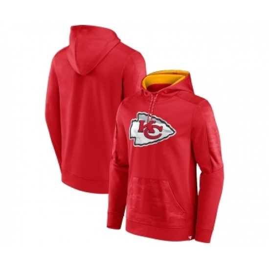 Men's Kansas City Chiefs Red On The Ball Pullover Hoodie - Ujersey