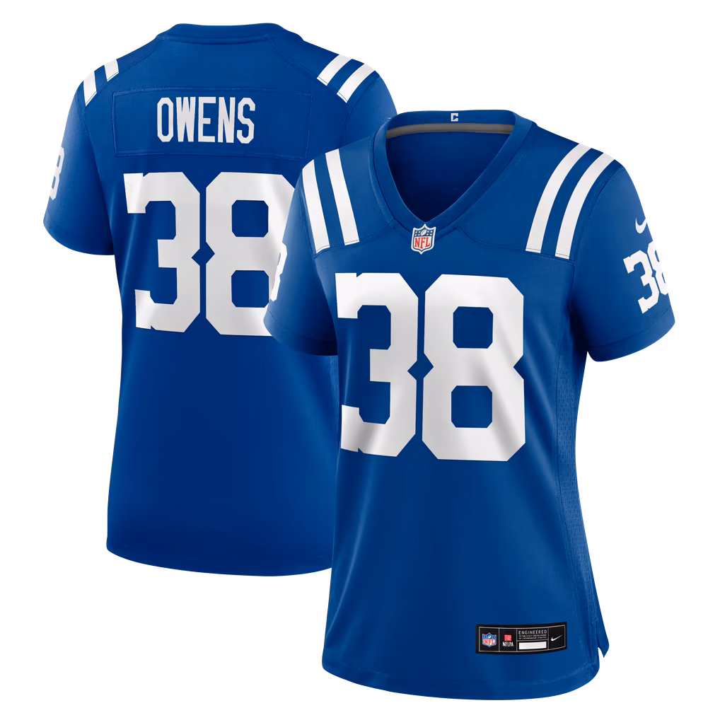 Women's Indianapolis Colts Jonathan Owens Nike Royal Team Game Jersey