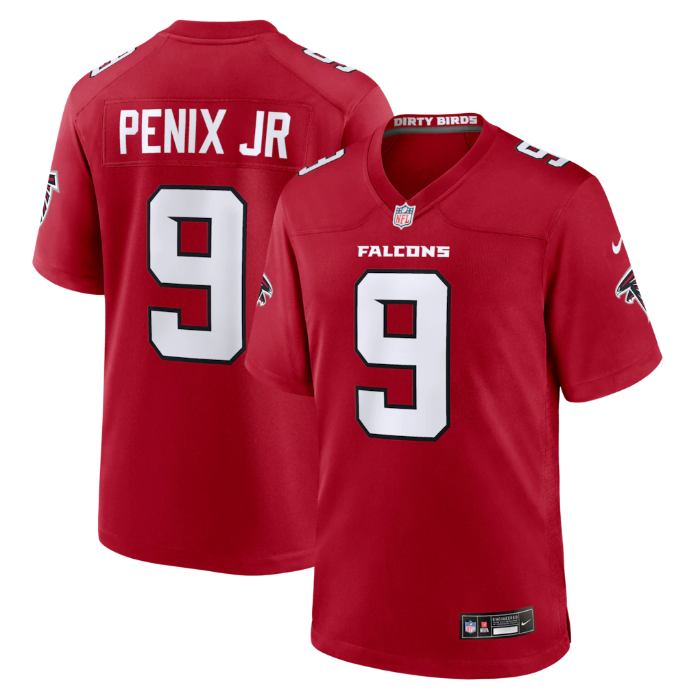 Men's Atlanta Falcons Michael Penix Jr. Nike Red Game Jersey - Vujersey Los Angeles Rams