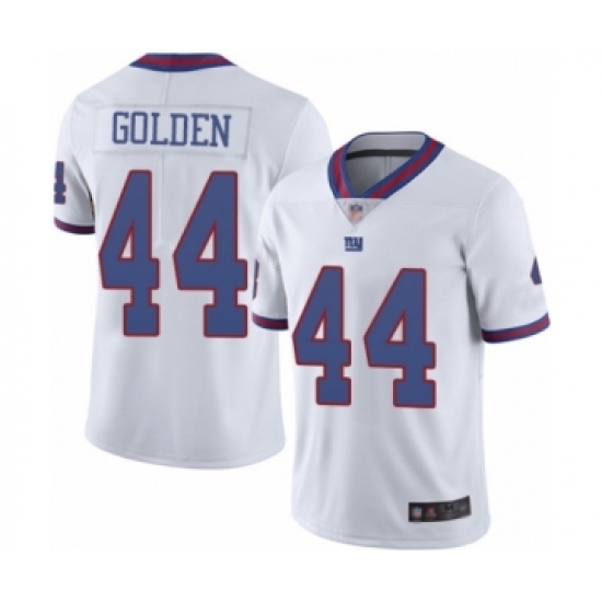 Men's New York Giants #44 Markus Golden Elite White Rush Vapor Untouchable Football Jersey - Ujersey