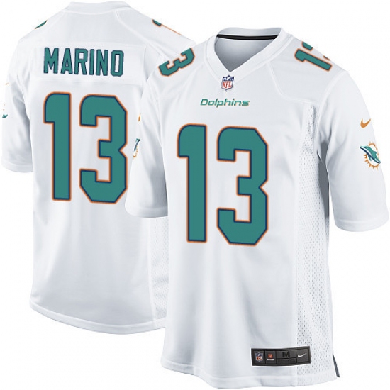 Men's Nike Miami Dolphins #13 Dan Marino Game White NFL Jersey - Ujersey