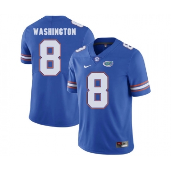 Florida Gators 8 Nick Washington Blue College Football Jersey