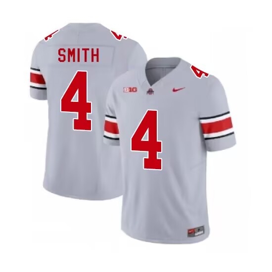 Men's Ohio State Buckeyes #4 Smith Gray 2023 F.U.S.E. Limited Stitched Jersey - Ujersey