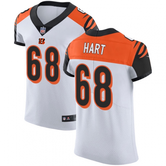 Men's Nike Cincinnati Bengals #68 Bobby Hart White Vapor Untouchable Elite Player NFL Jersey - Ujersey