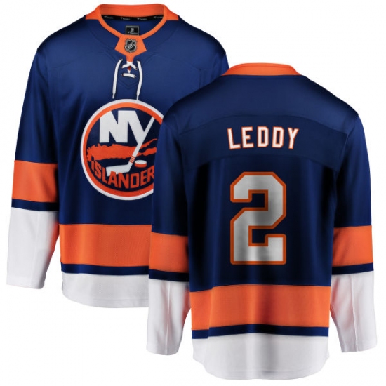 Youth New York Islanders #2 Nick Leddy Fanatics Branded Royal Blue Home Breakaway NHL Jersey - Ujersey