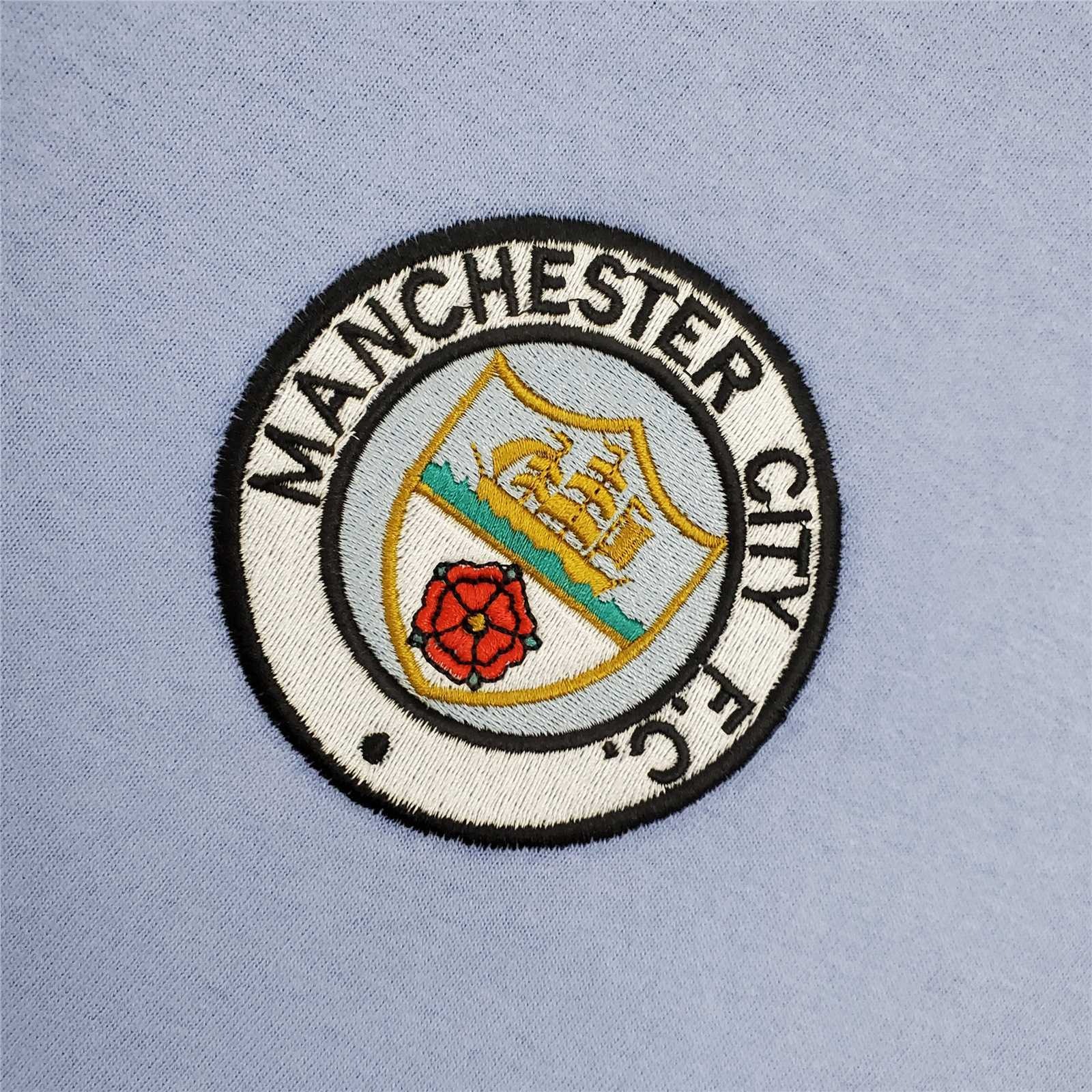 Manchester City Retro Home Football Jersey Shirt 1972