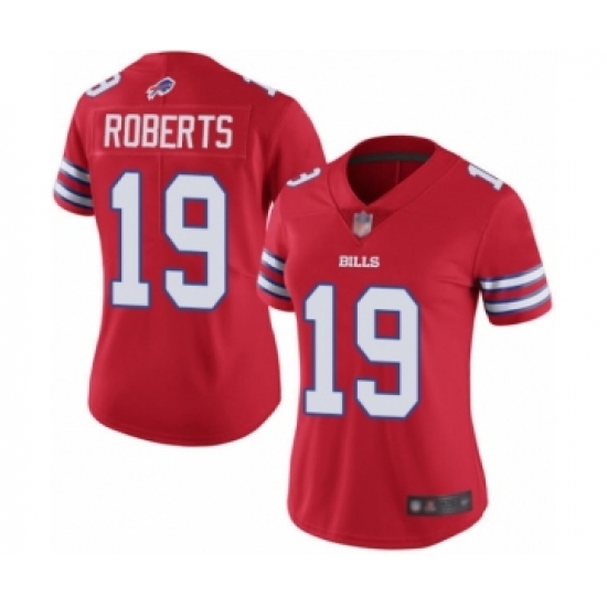Women's Buffalo Bills #19 Andre Roberts Limited Red Rush Vapor Untouchable Football Jersey - Ujersey