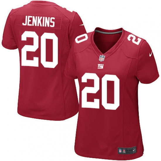 Women's Nike New York Giants #20 Janoris Jenkins Game Red Alternate NFL Jersey - Ujersey